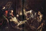 BASSANO, Jacopo Le Christ descendu de la Croix oil on canvas